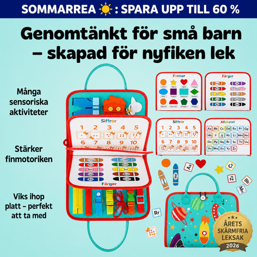 Montessori Aktivitetsväska™ | Skärmfri Lek & Lärande