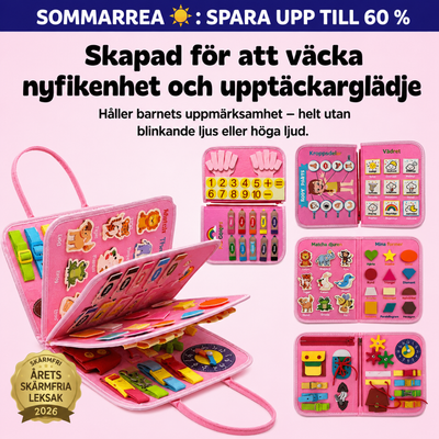 Montessori Aktivitetsväska™ | Skärmfri Lek & Lärande