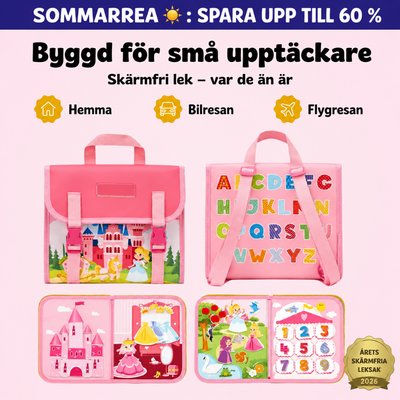 Montessori Aktivitetsväska™ | Skärmfri Lek & Lärande