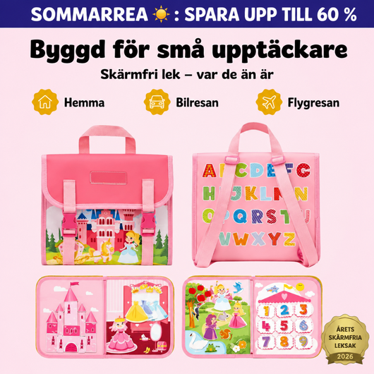 Montessori Aktivitetsväska™ | Skärmfri Lek & Lärande