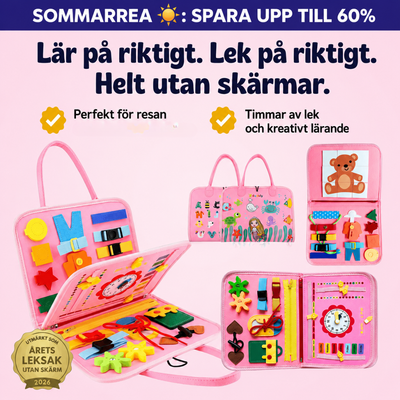 Montessori Aktivitetsväska™ | Skärmfri Lek & Lärande